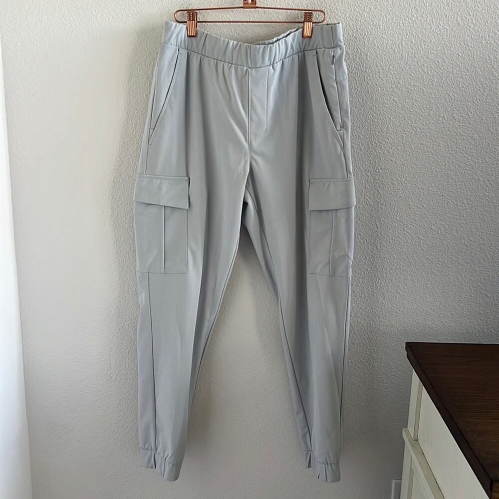 Old Navy Active Hybrid Pant Gray Cargo Jogger Medium